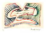 Carta canta 09 (Stock blauw/groen), Pierre&nbsp;ALECHINSKY