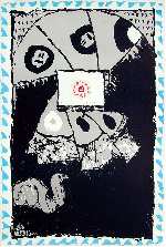 Fen�tres 3 (+ aquarelle), Pierre&nbsp;ALECHINSKY