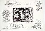 Lino-litho Planche IX, Pierre&nbsp;ALECHINSKY