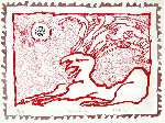 Sphynx en chapeau (2), Pierre&nbsp;ALECHINSKY