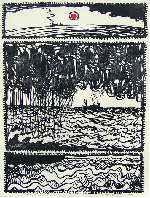 Volturno I au point rouge, Pierre&nbsp;ALECHINSKY