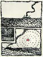 Volturno I avec un point rouge, Pierre&nbsp;ALECHINSKY
