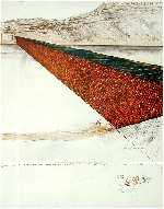 Ten million oil drums wall, project for the Suez Canal, Javachev&nbsp;CHRISTO