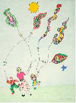 M�chant-M�chant / Enfants et cerfs-volants, Niki&nbsp;DE SAINT PHALLE