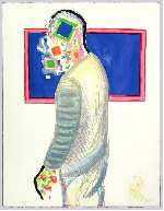 Een mens (litho), Roger&nbsp;RAVEEL