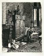 Zicht in atelier (2e staat), Jozef&nbsp;VAN RUYSSEVELT