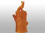 Cloned Orange French Bull on treestump, William&nbsp;SWEETLOVE